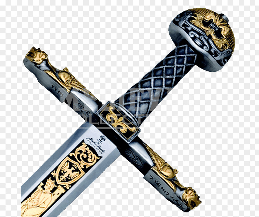 Sword King Arthur Holy Roman Empire Joyeuse Excalibur PNG