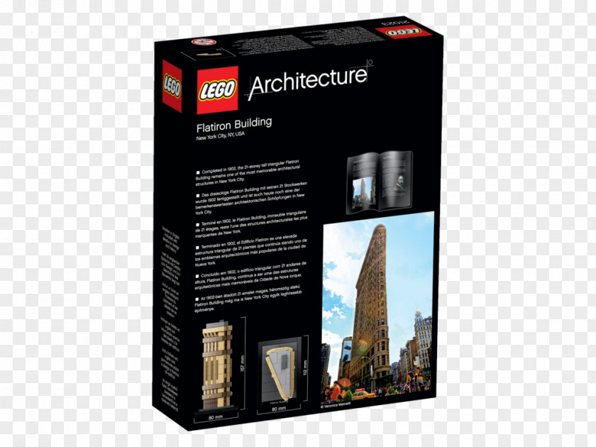 Toy LEGO 21023 Architecture Flatiron Building Amazon.com Lego PNG