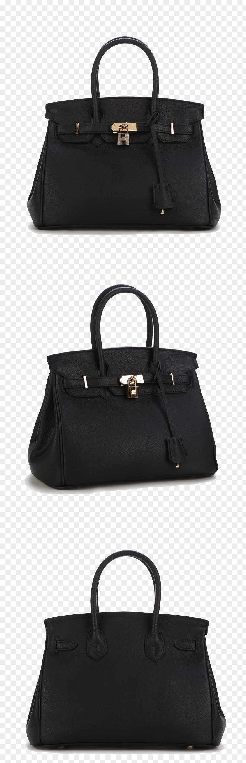 Black Lock Laptop Handbags Keychain Handbag PNG