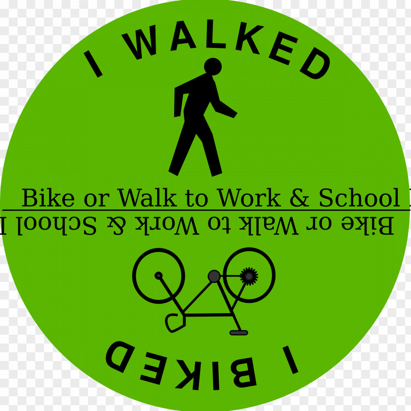 Cycling Walk To Work Day Walking Safely School Bike-to-Work Clip Art PNG