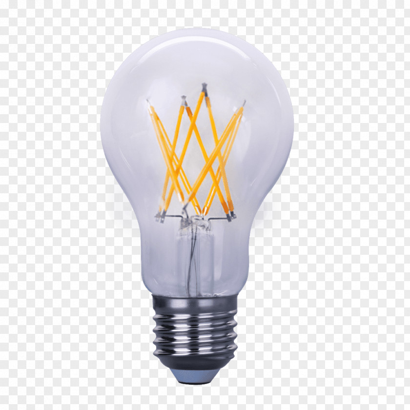 Light LED Filament Incandescent Bulb Lamp Light-emitting Diode Edison Screw PNG