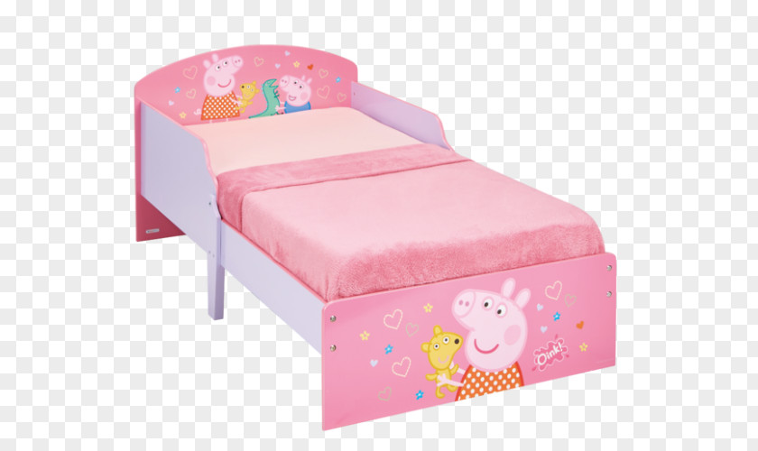 Peppa Toddler Bed Cots Bedding Size PNG