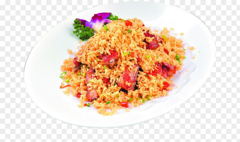 Ribs Rice Cakes Arroz Con Pollo Chinese Cuisine Spare Fried Pilaf PNG