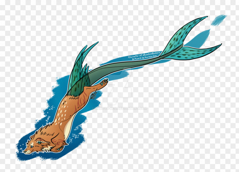 Streamlined Feather Fish Legendary Creature PNG