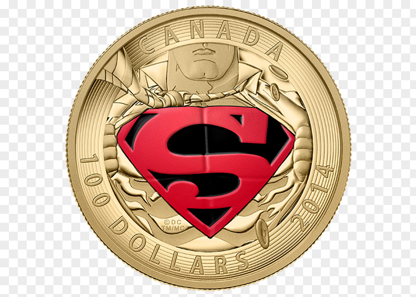Superman The Coin Shoppe Royal Canadian Mint Comic Book PNG