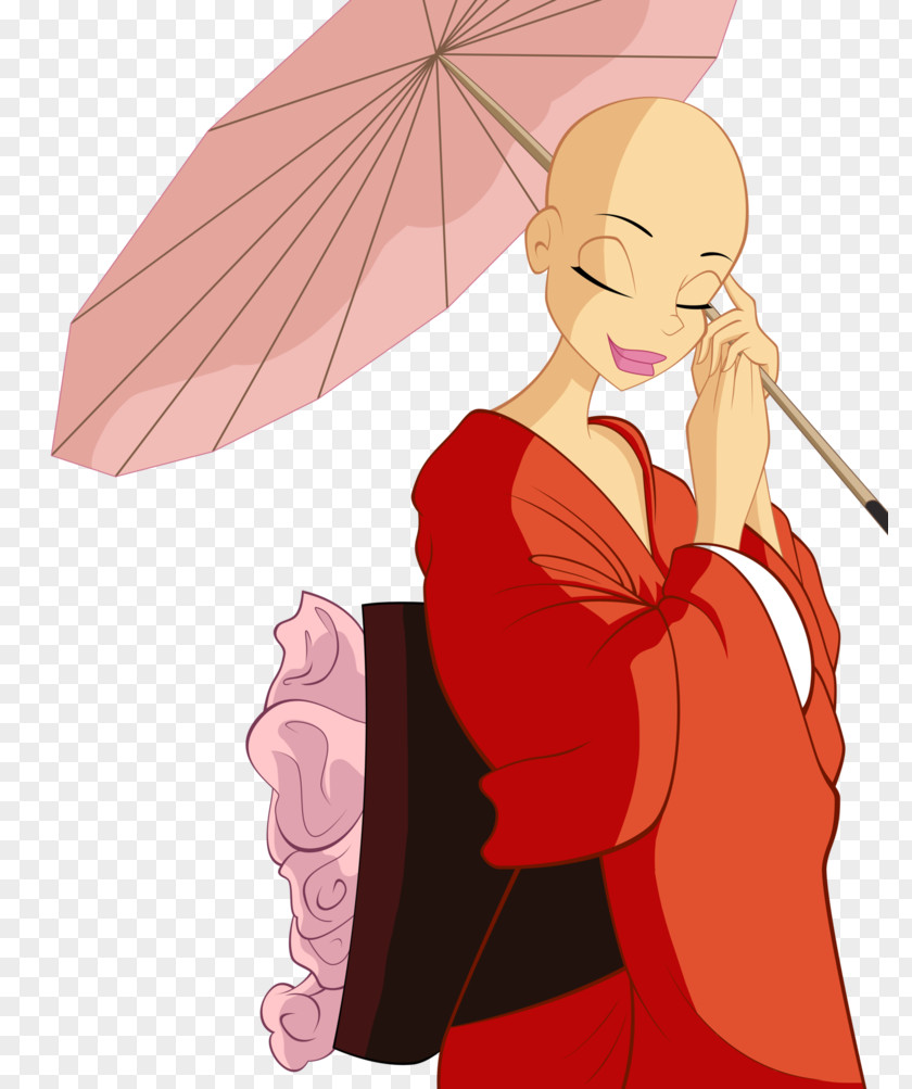 Umbrella Character Shoulder Clip Art PNG