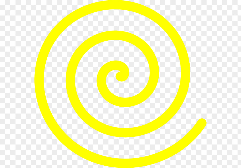 Yellow Spiral Cliparts Circle Clip Art PNG