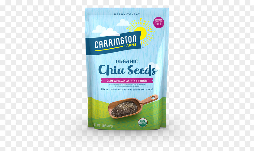 Chia Seeds Seed Flax Acid Gras Omega-3 Mineral Food PNG