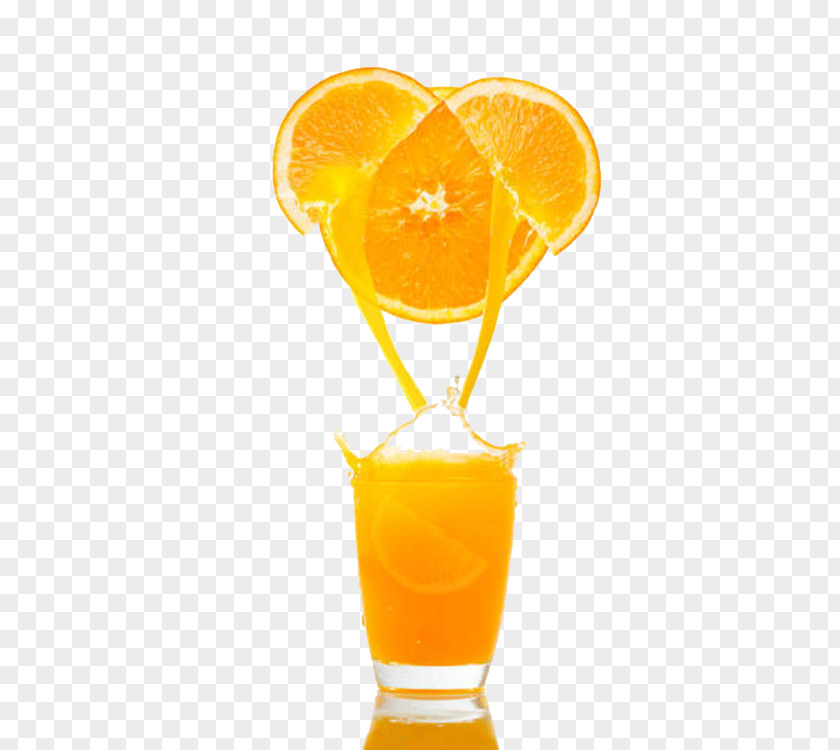 Creative Splash Of Orange Juice Agua De Valencia Fuzzy Navel Harvey Wallbanger PNG