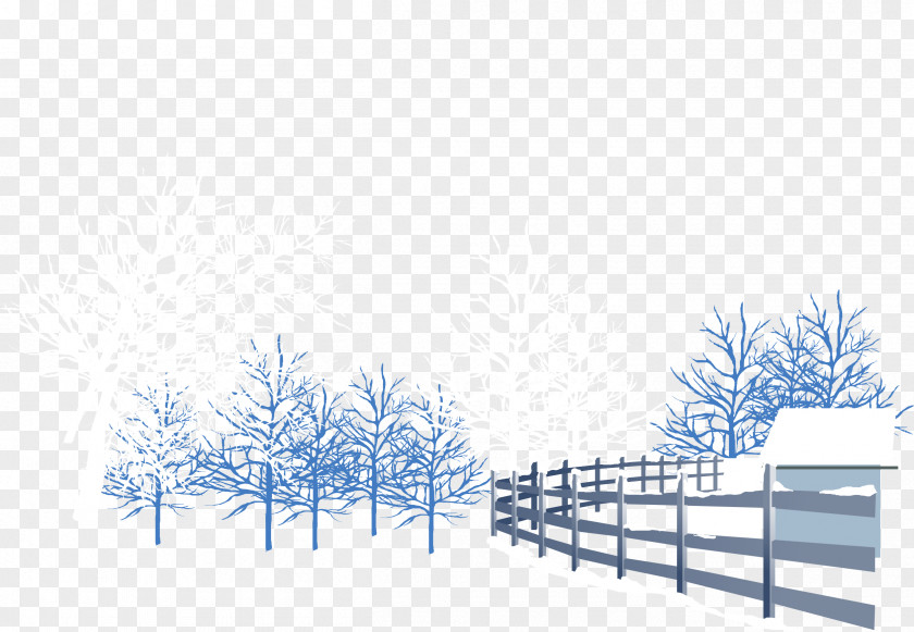 Hand-painted Background Material Vector Winter Yuki Onna Snow PNG