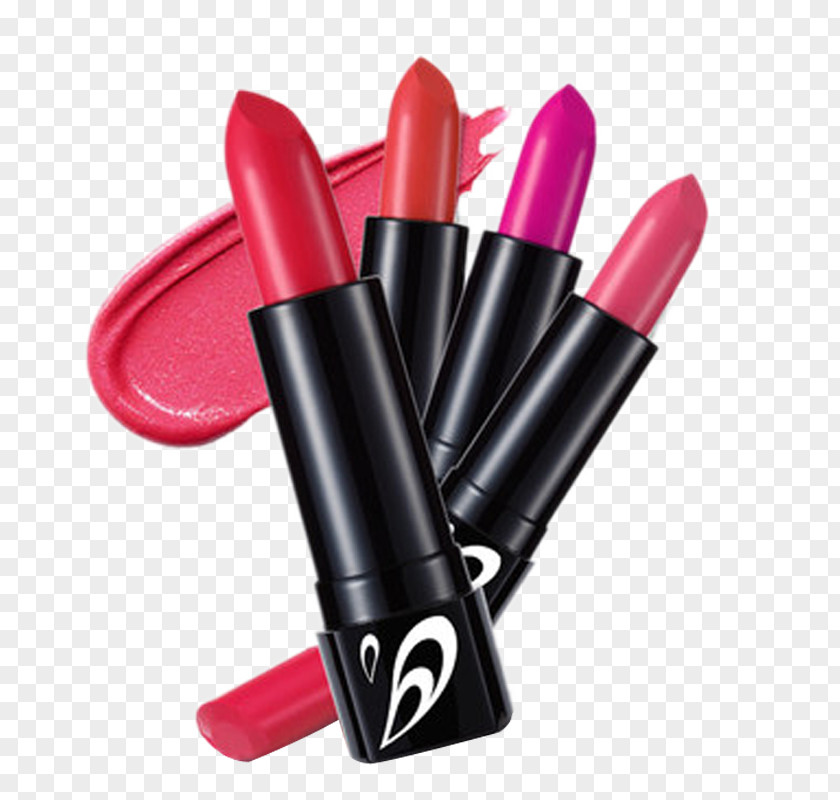 Ru Makeup Lip Gloss Red Variety Series Lipstick Make-up Cosmetics Color PNG