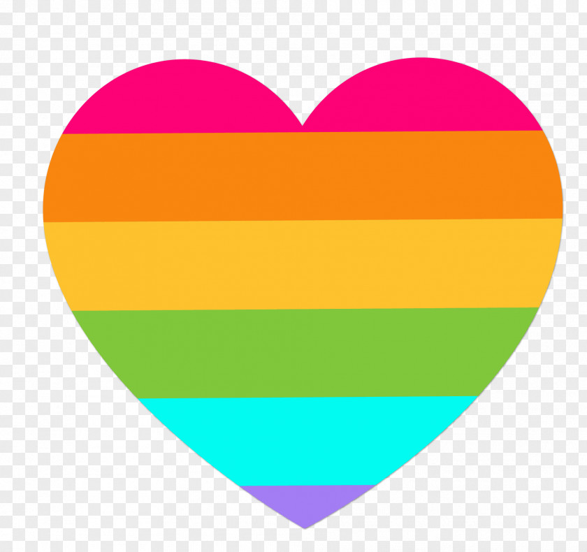 Valentine Rainbow Heart Euclidean Vector Clip Art PNG