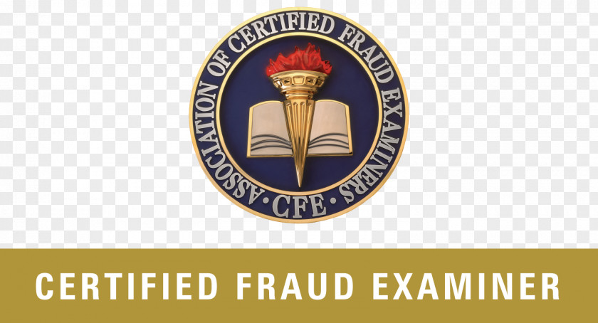 Certified Fraud Examiner Association Of Examiners Logo Emblem Certification PNG