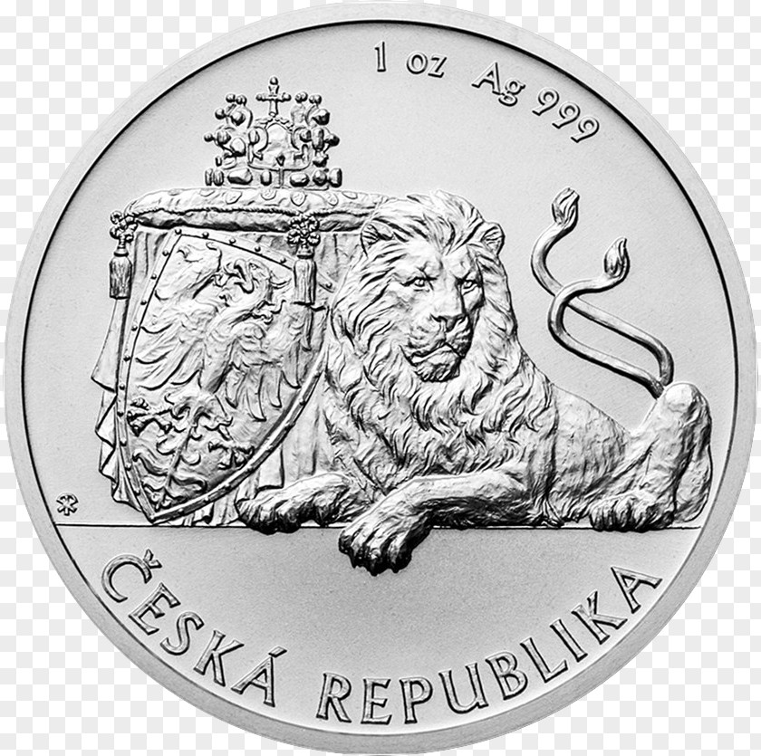 Coin Czech Republic Bullion Silver PNG