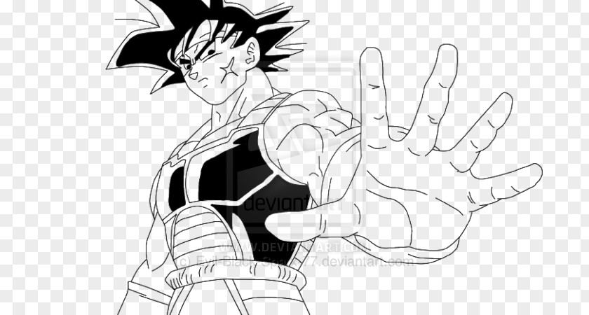 Goku Gohan Sketch Coloring Book Drawing PNG