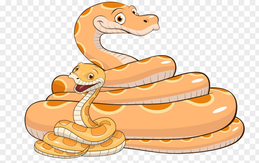 Hand-painted Snakes Snake Vipers Illustration PNG