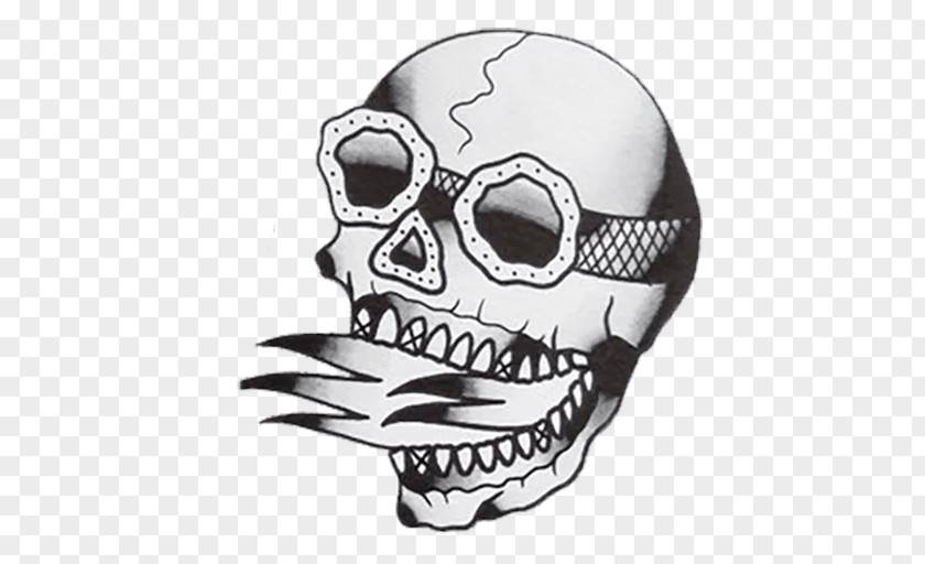 Skull Headgear Skeleton Jaw Font PNG