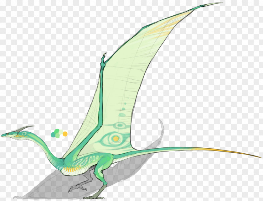 Sleek Reptile Dragon Cartoon PNG