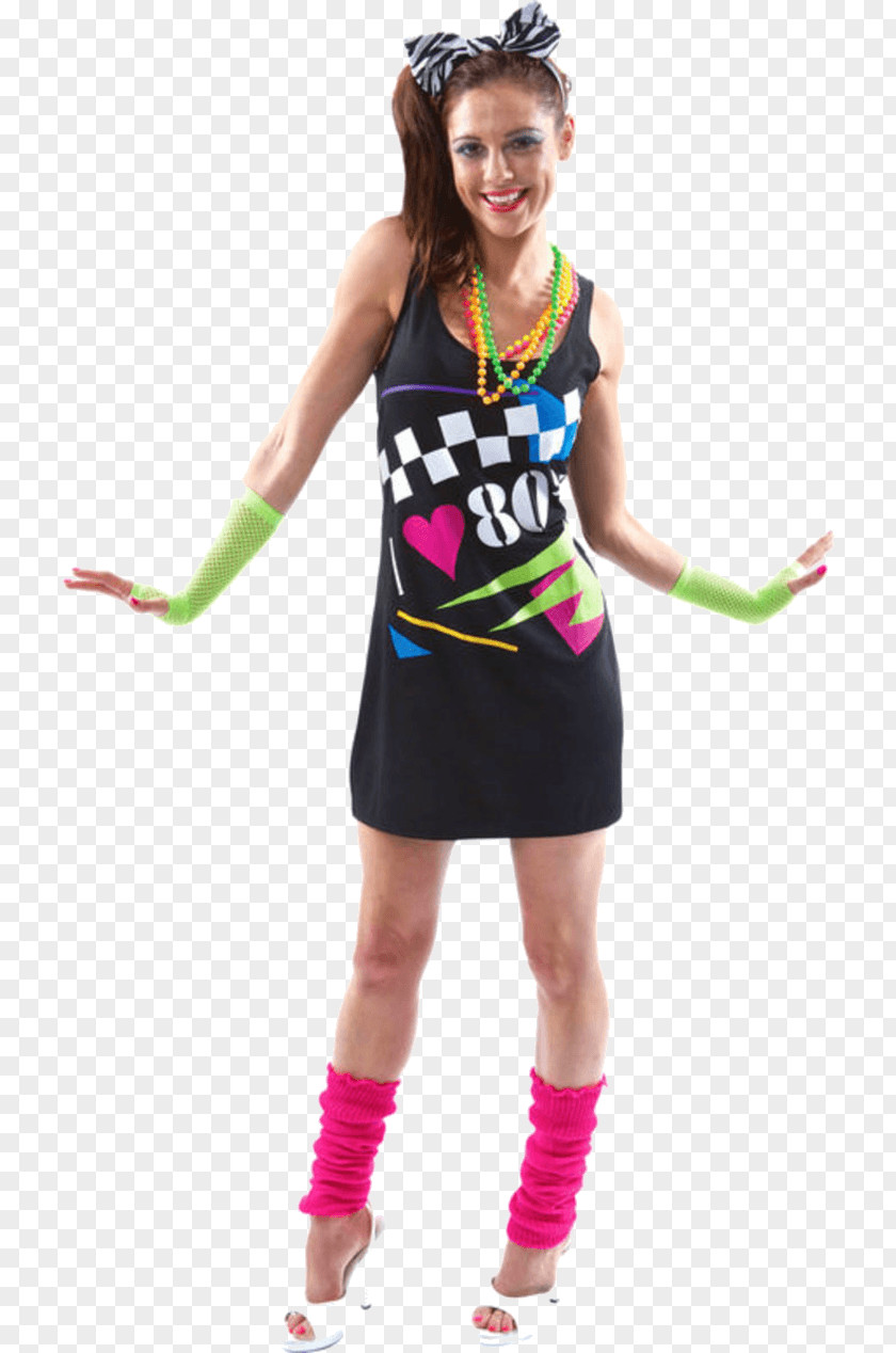 T-shirt 1980s Costume Party Dress PNG