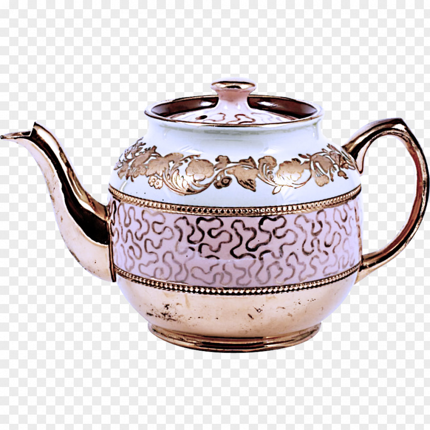 Tea Set Ceramic Lid Teapot Kettle Tableware Serveware PNG