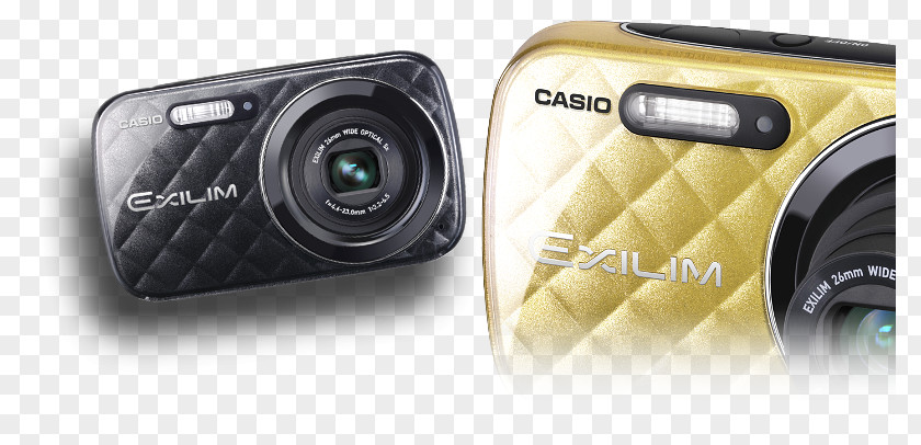 Microchip Casio Exilim EX-Z120 EX-N10 Digital Camera Black EX-N10BK Lens PNG