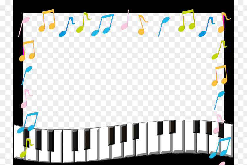 Musical Note Sheet Music Frame Piano PNG note music frame Piano, roll clipart PNG