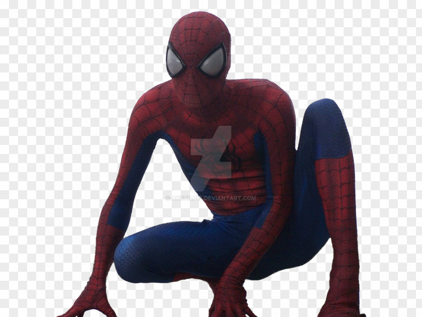 Spider-man Cobalt Blue Shoulder Joint Character PNG