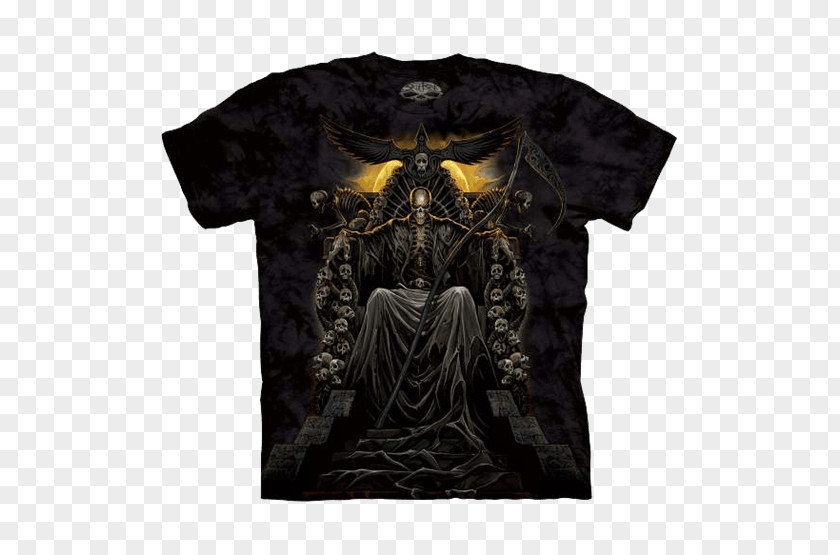T Shirt Grave Death Skull Art Human Symbolism The Mountain Men's Unisex T-shirt PNG