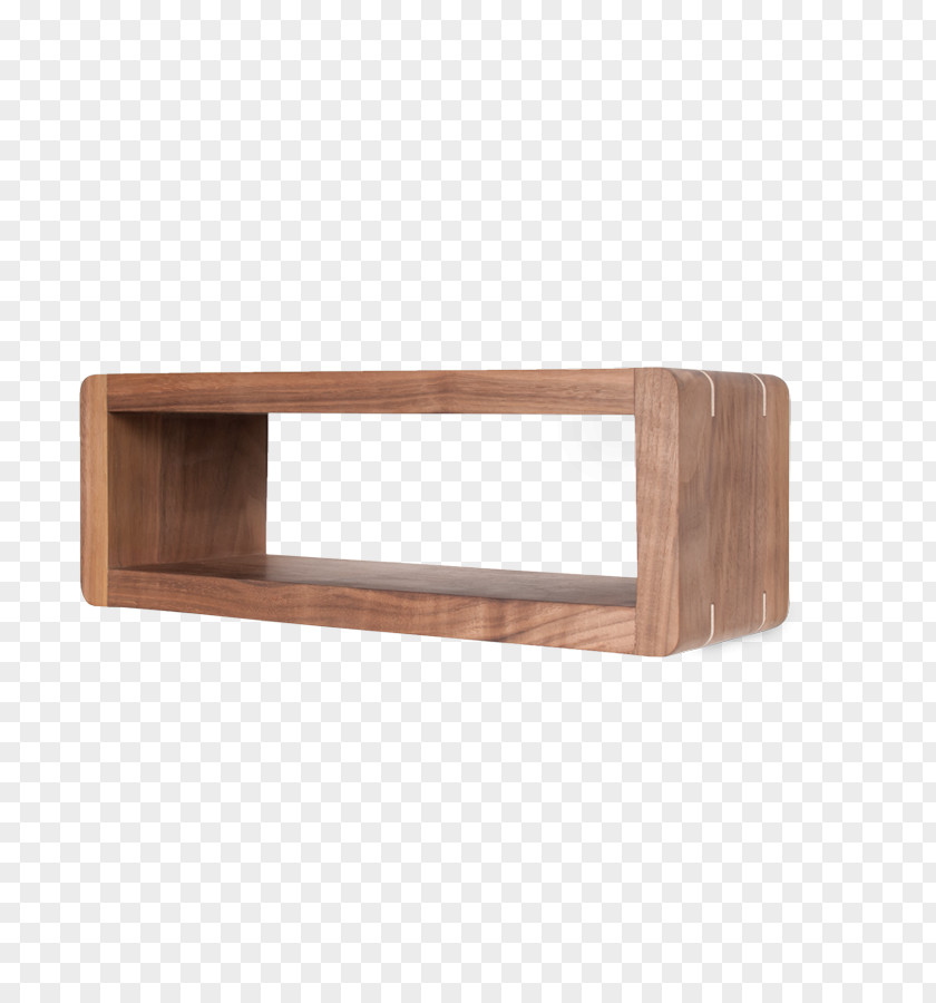Walnut Floating Shelf Table Wood PNG