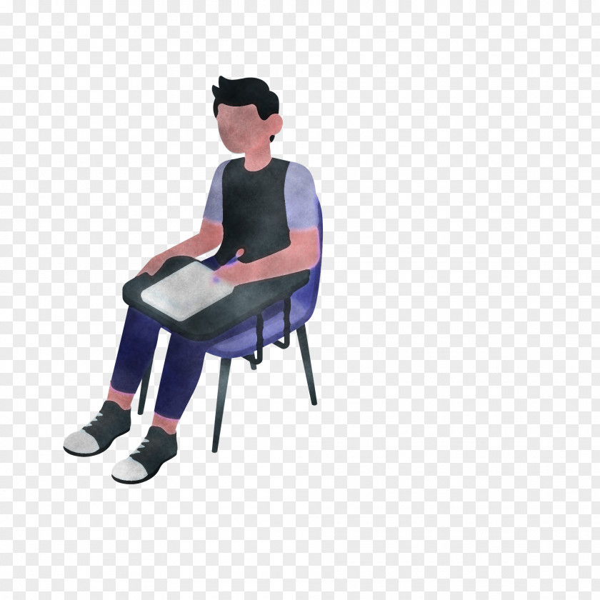 Chair Furniture Sitting Purple PNG