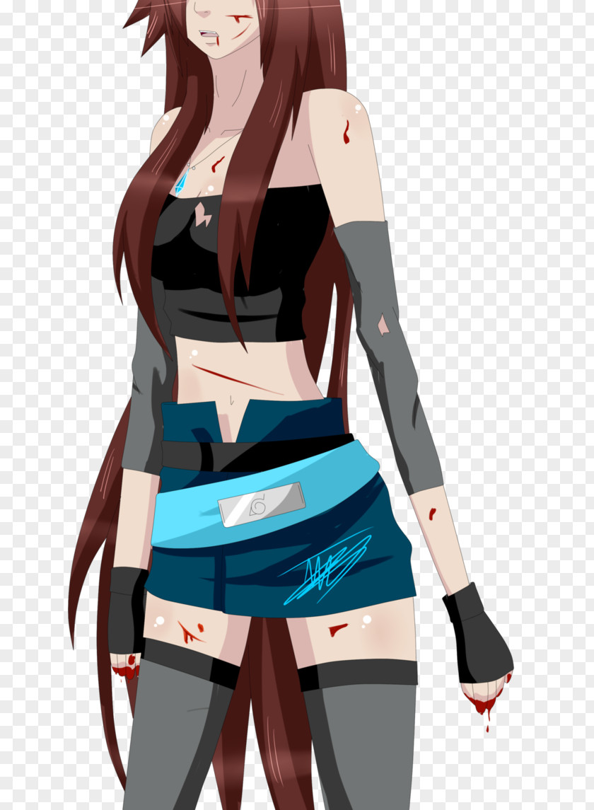 Costume Black Hair Brown Shoulder Anime PNG hair Anime, clipart PNG