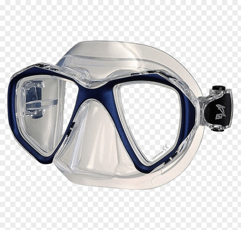 Gas Mask Blue Diving & Snorkeling Masks Underwater Mares PNG