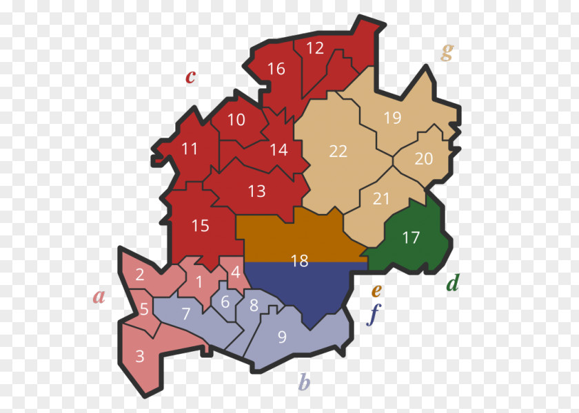 Map Judicial Arrondissement Of Mons Ath Charleroi Arrondissements Belgium PNG