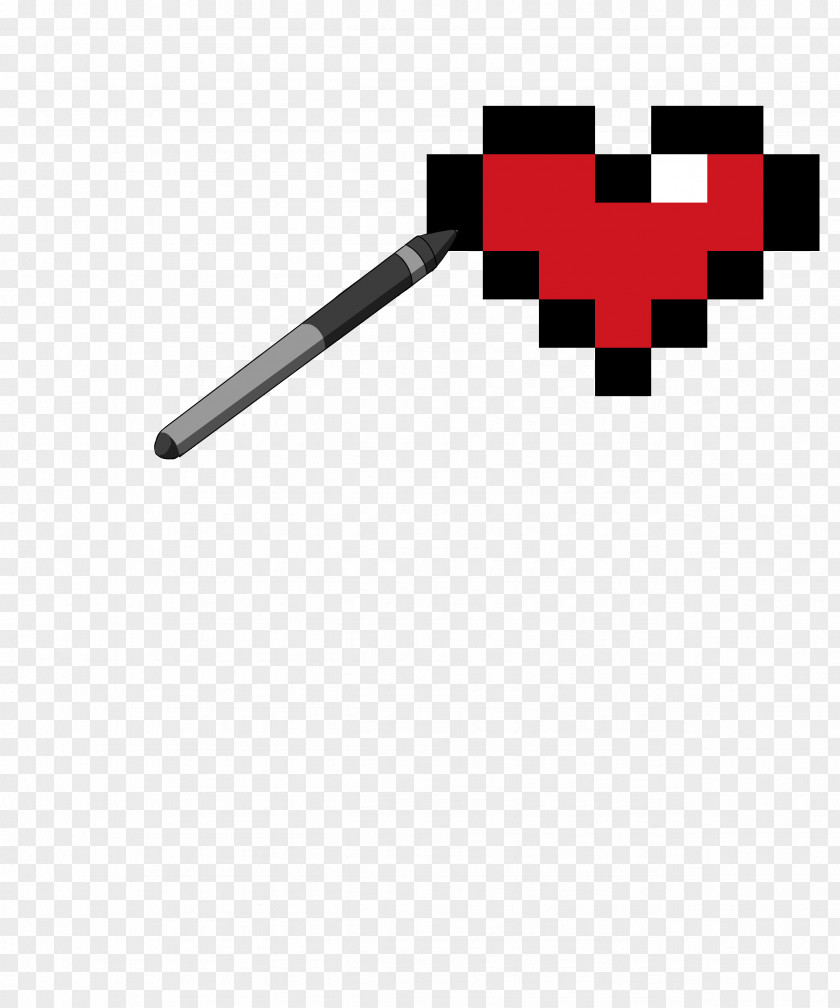 Pixel Heart Pure GIF Video Games Smiley Emoji PNG