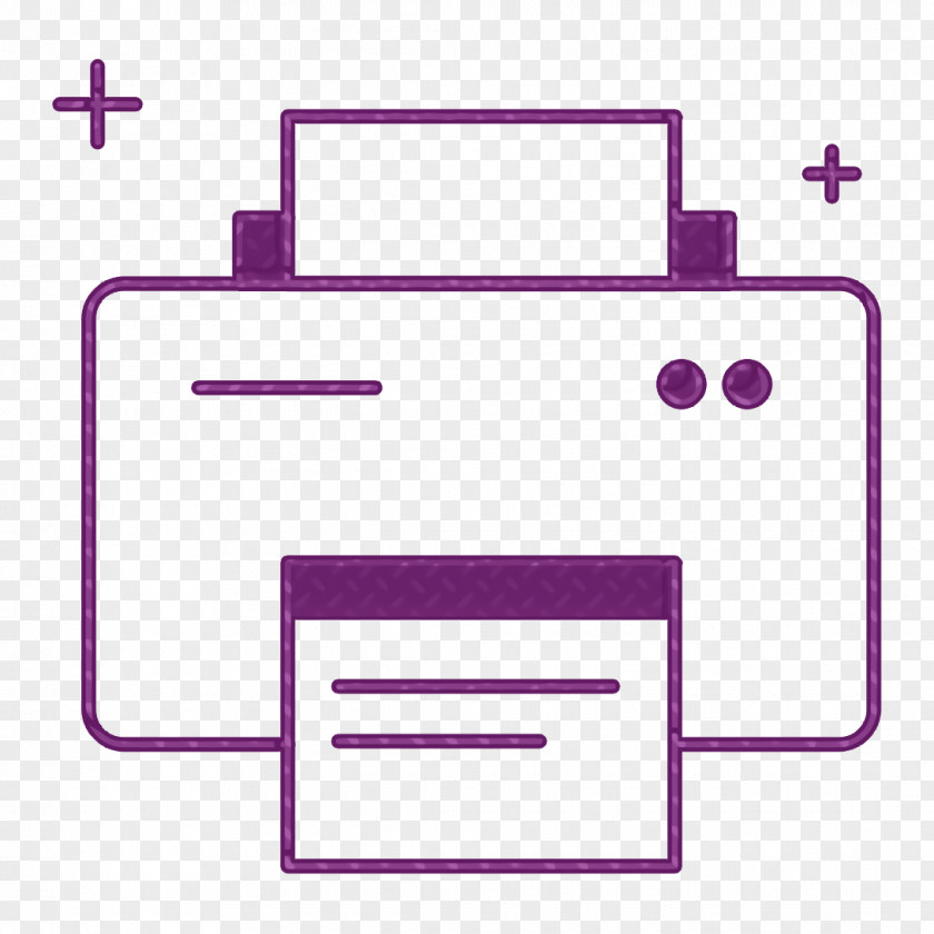 Rectangle Violet Dtp Icon Paper Print PNG