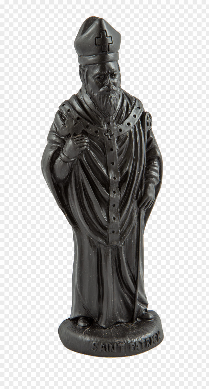 St Patrick Statue Ireland Bronze Sculpture Figurine PNG