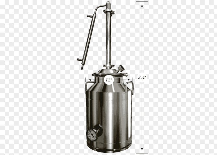 Stainless Steel Products Distillation Moonshine Distilled Water Whiskey PNG