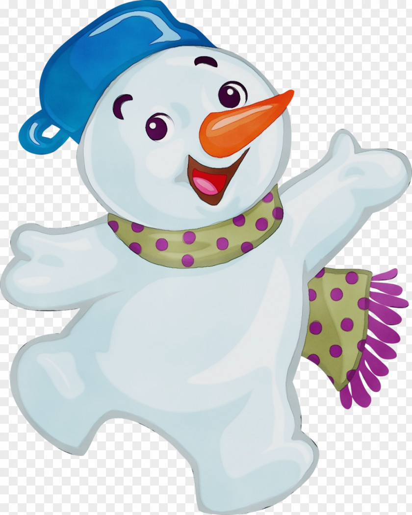 Toy Cartoon Snowman PNG