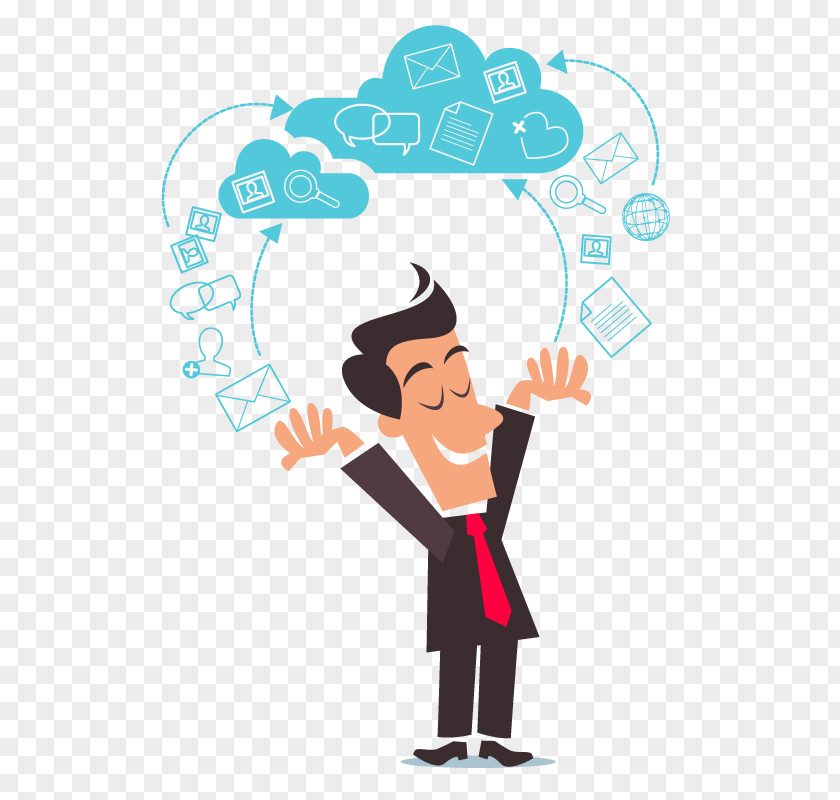 Business Cloud Services Illustration Public Relations Clip Art Human Behavior Text PNG