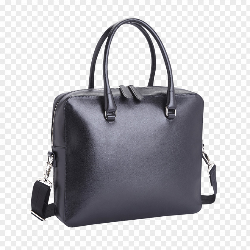 Genuine Leather Briefcase Handbag Tote Bag PNG