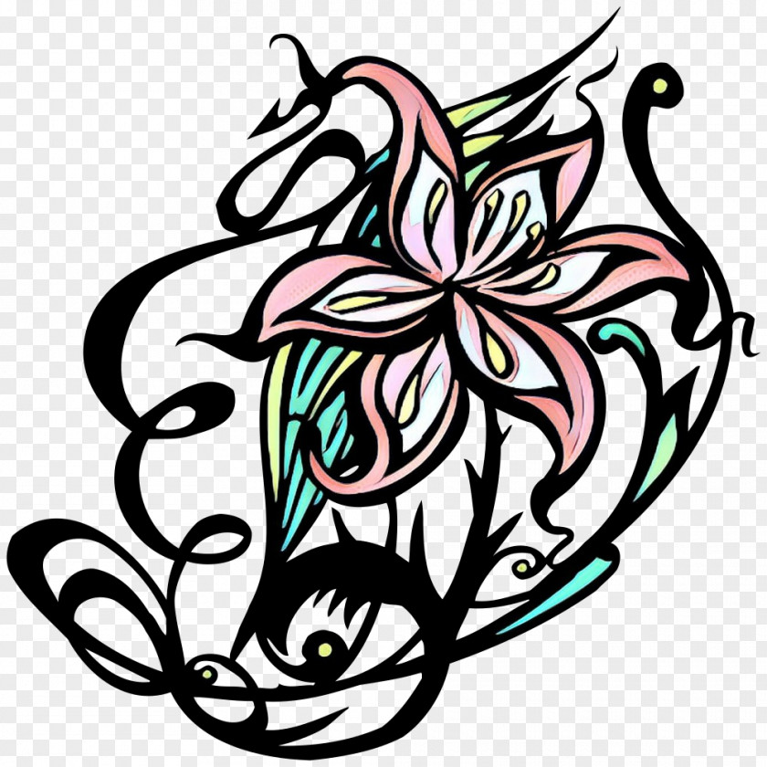 Ornament Tattoo Retro Abstract Background PNG