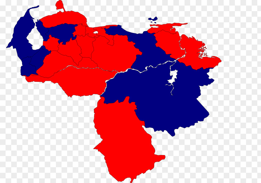 Red States And Blue Venezuelan Parliamentary Election, 2015 World Map PNG