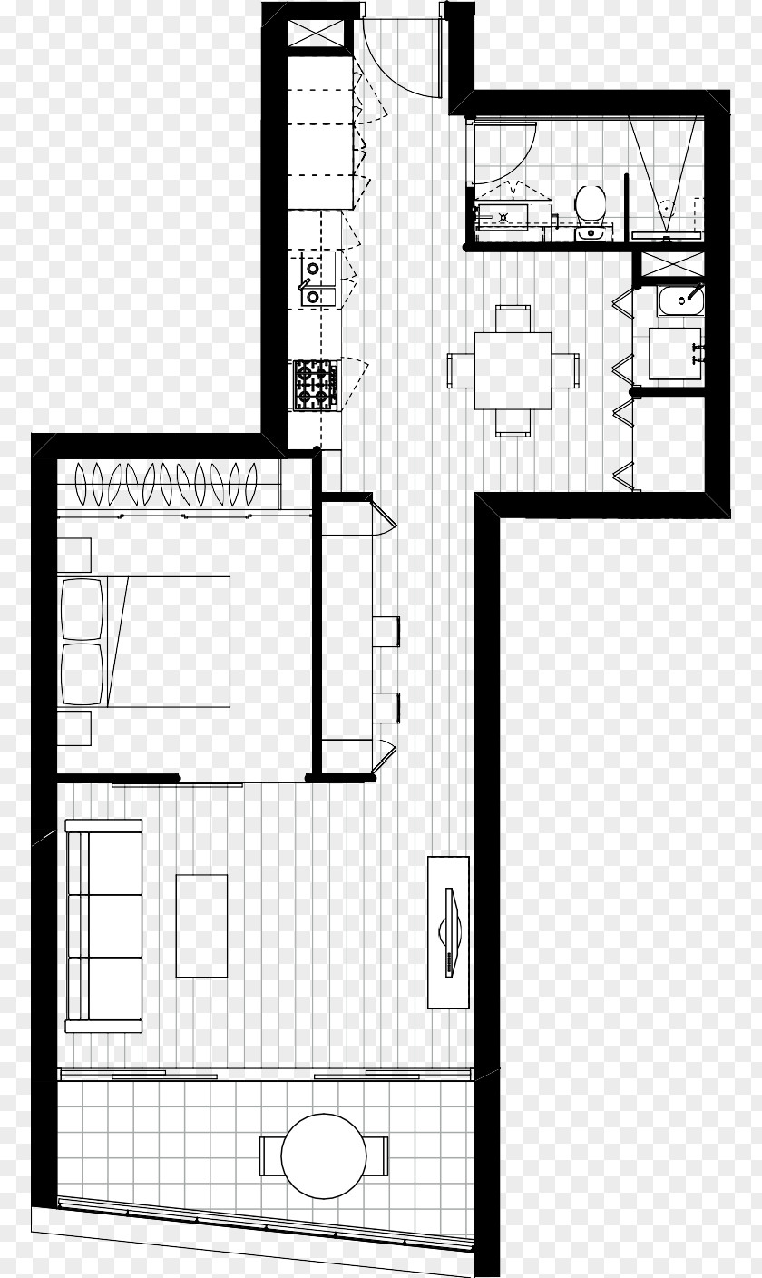 Time Spent In The Dormitory Floor Plan Teneriffe Balcony Apartment PNG