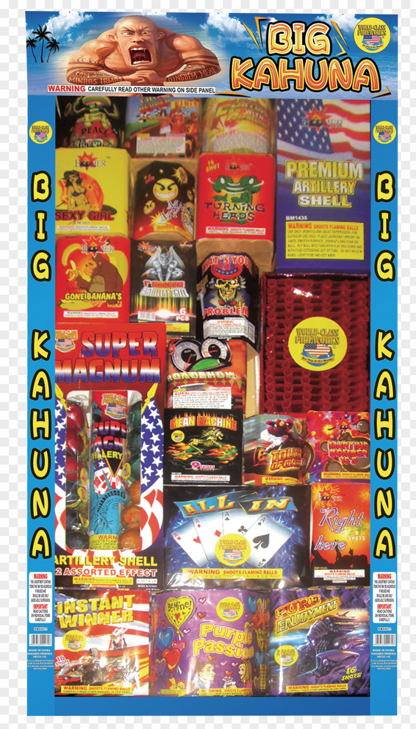 Big Kahuna Fireworks Outlet Great Wolf Lodge Pocono Mountains Kahuna's Party Mortar PNG