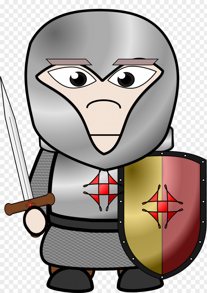 Medival Knight Warrior Clip Art PNG