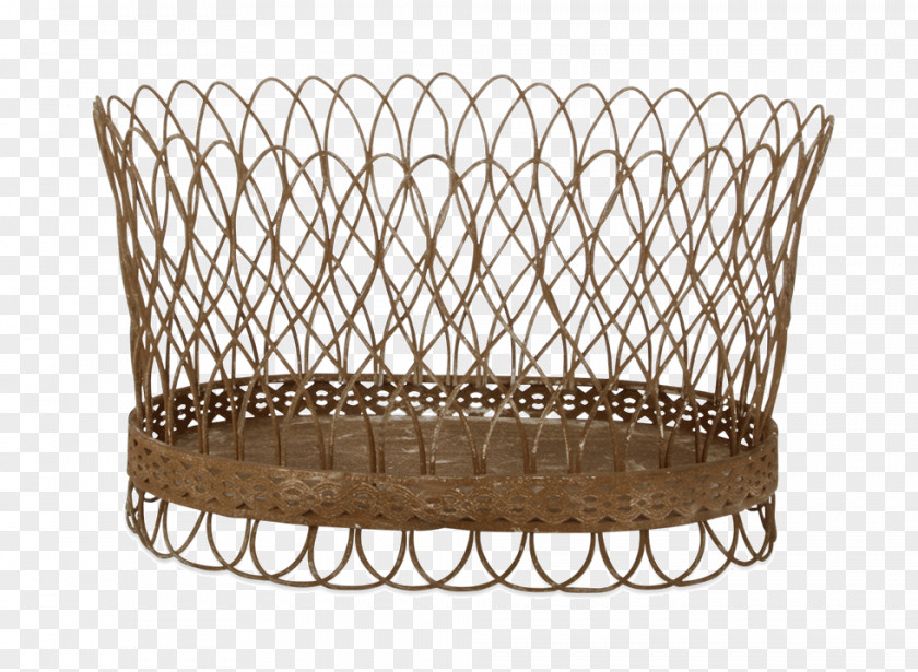 METAL BASKET Wicker Garden Furniture Chair PNG