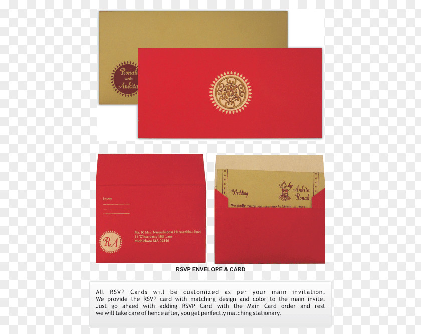 Wedding Invitation Paper RSVP Place Cards PNG