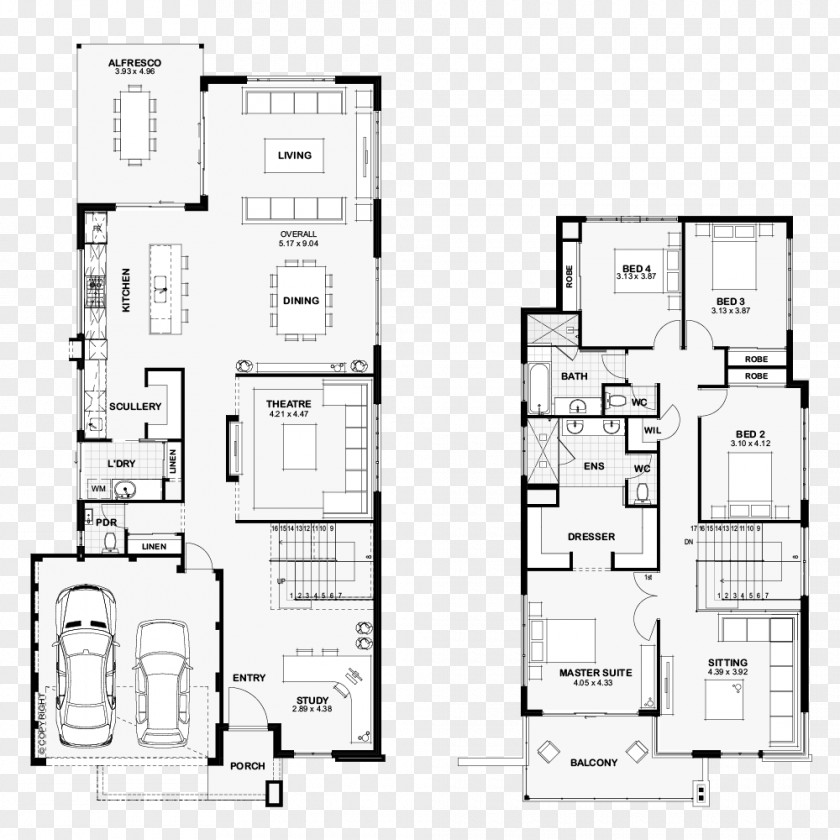 Angle Floor Plan Pattern PNG