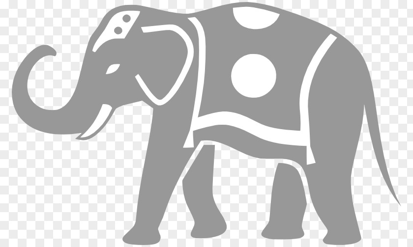 Circus Elephant African Silhouette Clip Art PNG