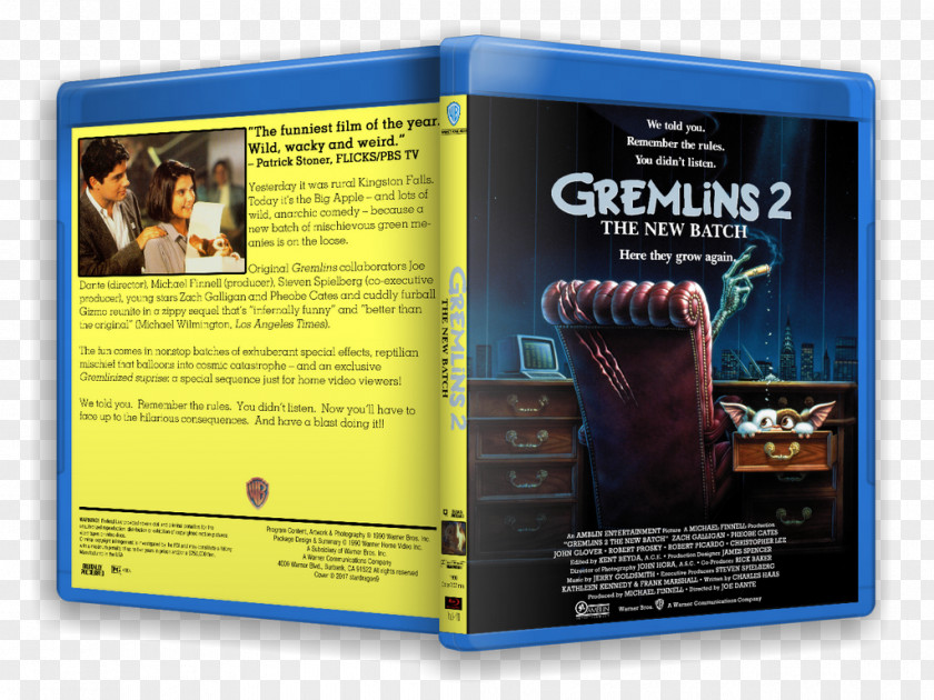 Gremlins 2 The New Batch Text Brochure Mitteldeutsche Zeitung 2: Film Series PNG